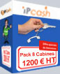 Pack 8 cabines, les offres gagnantes IP Cash pour votre call shop